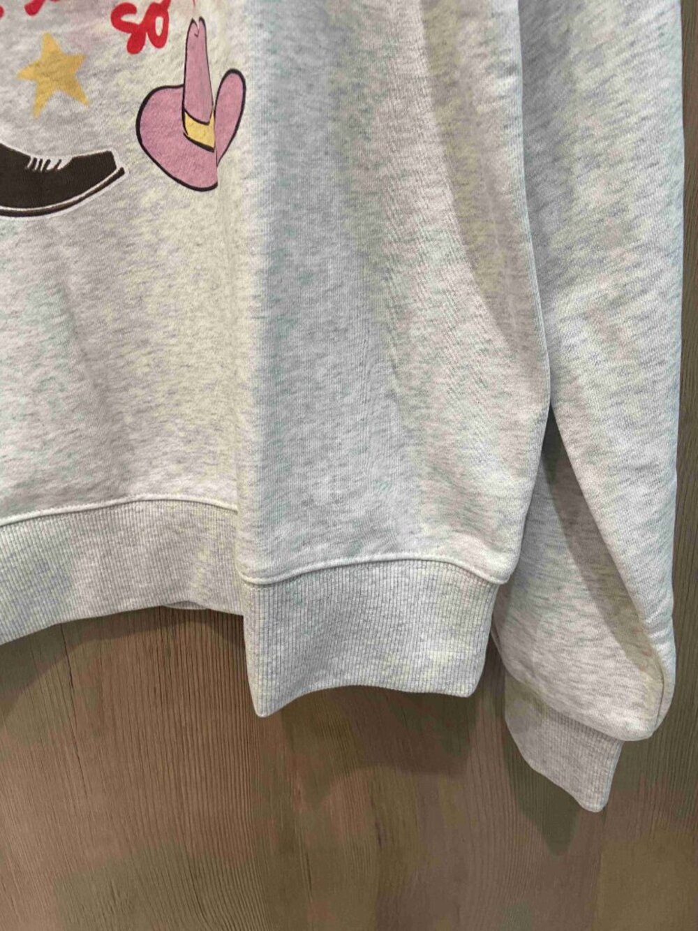 PARKE "I Love You So Much" Western Graphic Mock Neck Pullover Sweatshirt - Picture 4 of 6